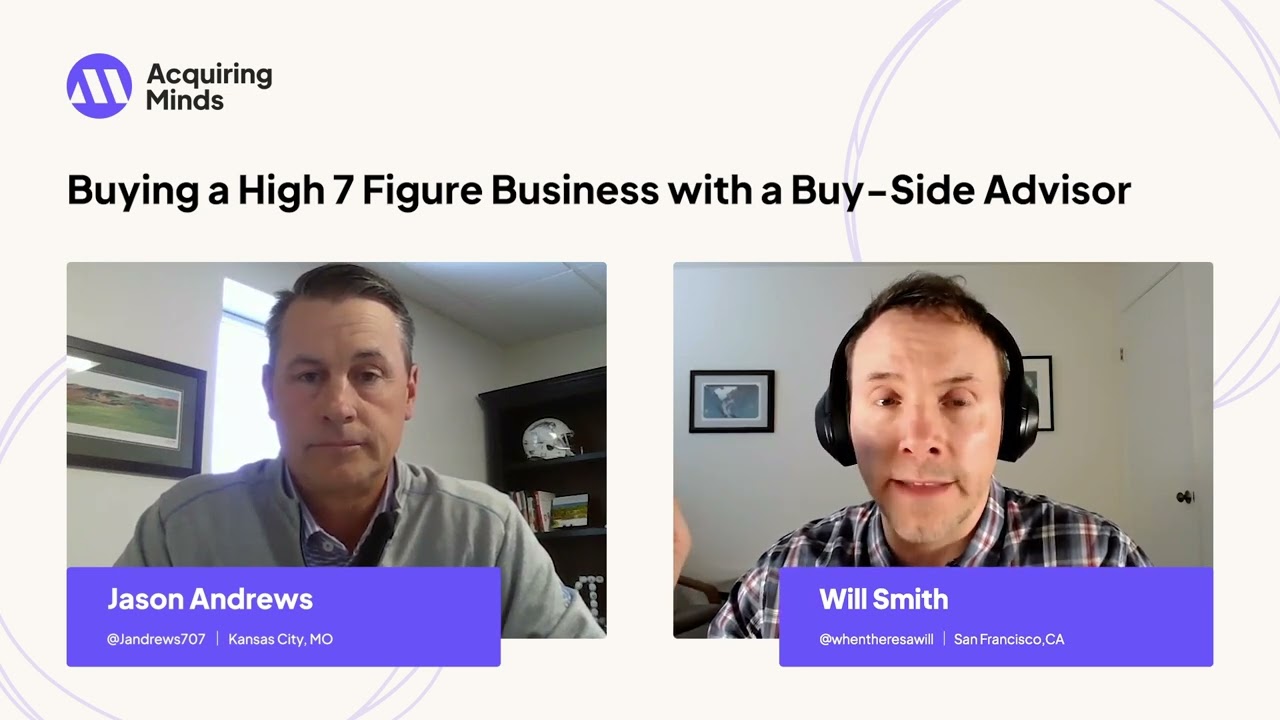 How Jason Andrews Bought a  Million Group Purchasing Business with a Buy Side Advisor