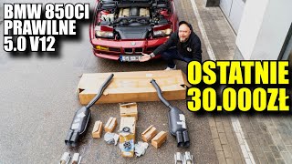 BMW V12 po 23 LATACH POSTOJU znowu ŻYJE!!! Ostatnie 30tyś ZŁ i gotowe. ILE WSZYSTKO KOSZTOWAŁO?