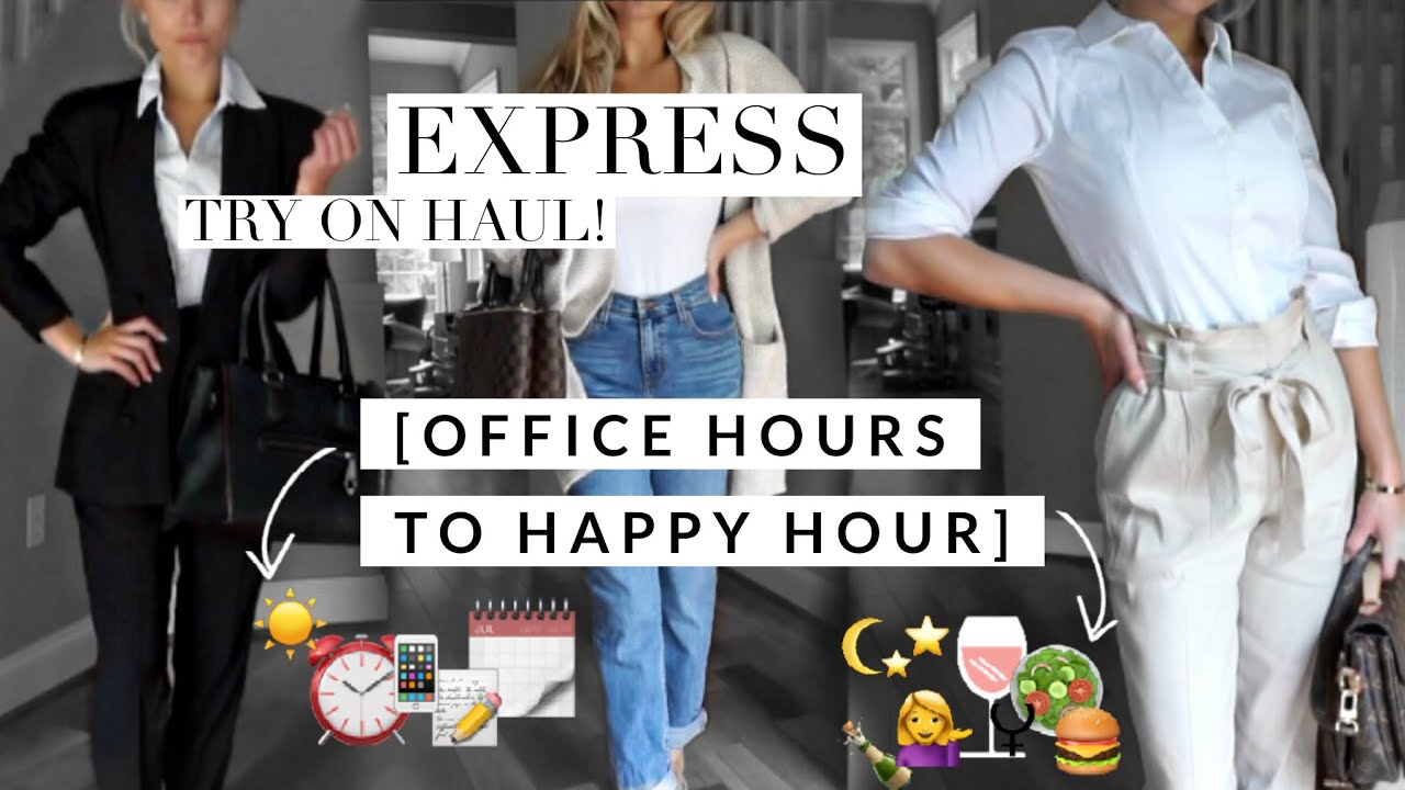 EXPRESS Fall 2018 Try On Haul | day to night outfit ideas