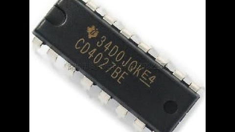 CD4027 Dual JK Flip Flop | Theory and Practical | 7400 and 4000 Family