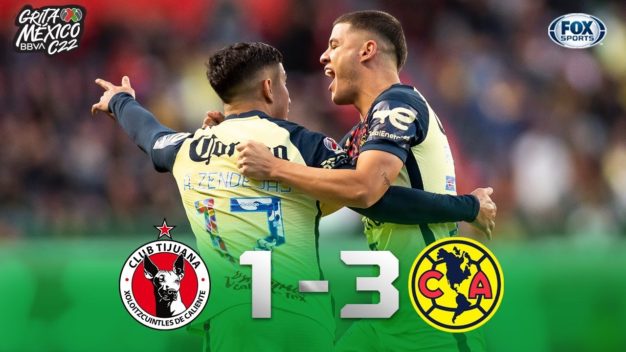 Tijuana (2–0) América: Resumen del partido y goles - AS México