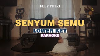 karaoke Feby Putri  Senyum Semu lower Key
