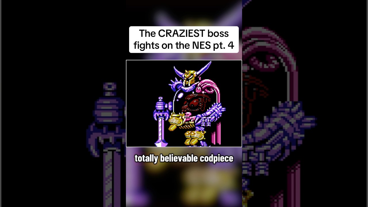 The CRAZIEST boss fights on the NES pt 4 #nes #nintendo #retrogaming #gaming #videogames #8bit #90s