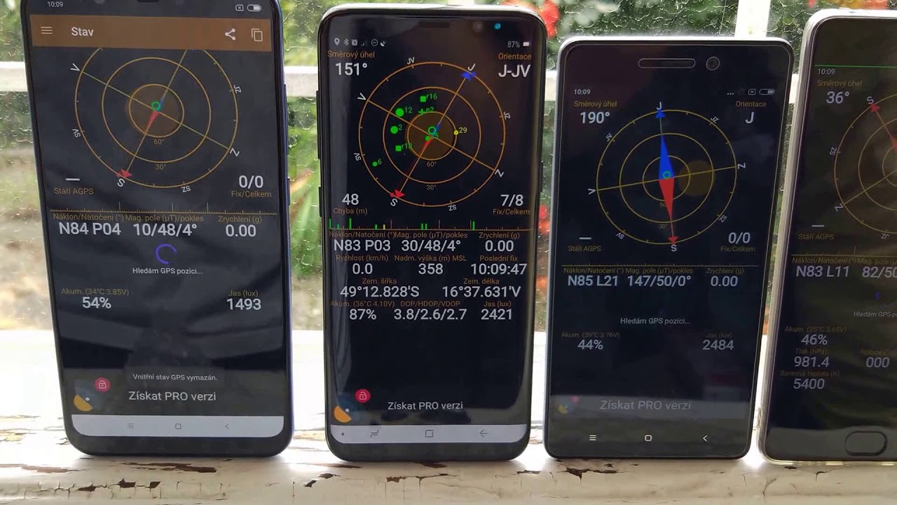  Update  Xiaomi Mi 8 DUAL GPS FIX (comparison Mi 8, SGS8, Redmi 3S, Mi 5S)