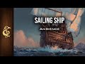 Sailing ship  high seas ambience  1 hour