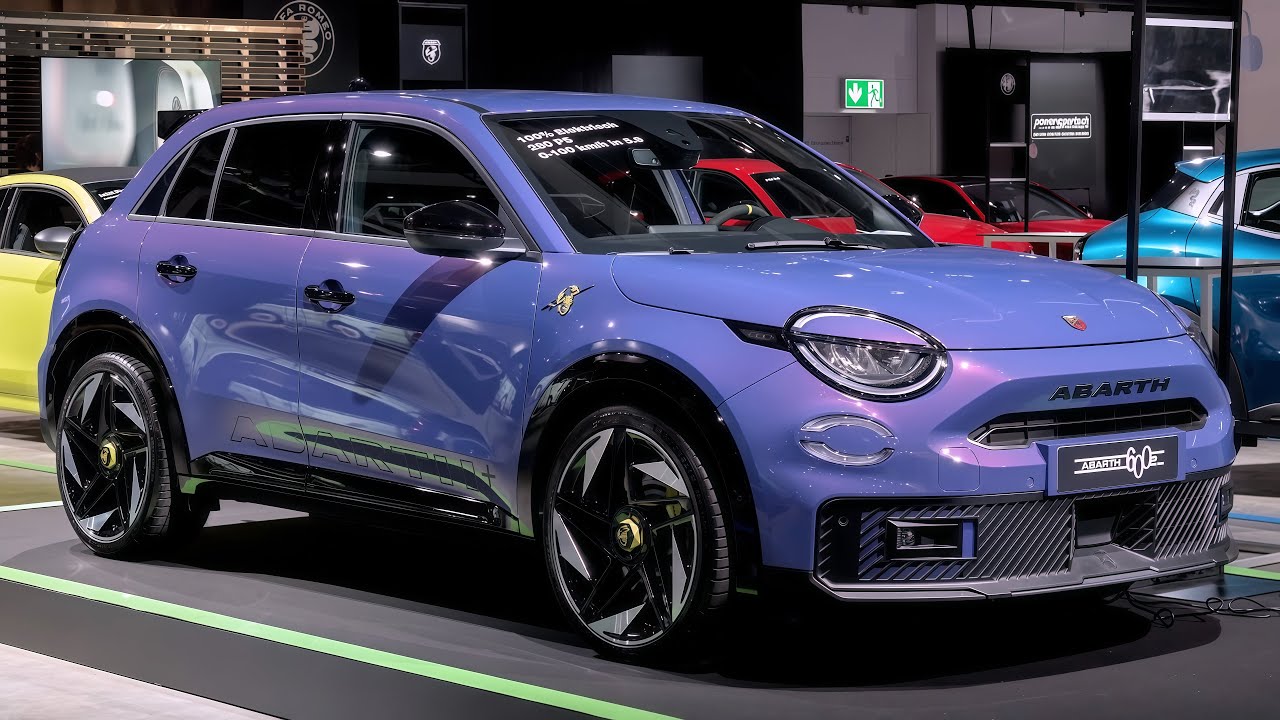 NEW 2026 Abarth 600e Scorpionissima in 4K – Fake Exshaust Italian Electric SUV Beast