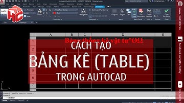 [hoccokhi] Hướng dẫn tạo và chỉnh sửa bảng kê trong AutoCAD | học autocad từ cơ bản đến nâng cao