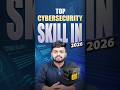 Top Cybersecurity Skills You Must Learn in 2026 | Intellipaat #shorts