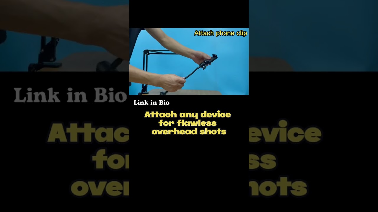 Unlock Viral Success with Pozliv: Overhead Camera Mount & Ring Light Combo