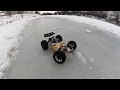 OpenRC Truggy 1/10 - Катание на льду (замедленная съемка)