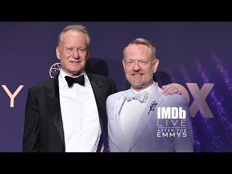 Jared Harris and Stellan Skarsgaård of "Chernobyl" Celebrate Their Emmys Victories With Creators