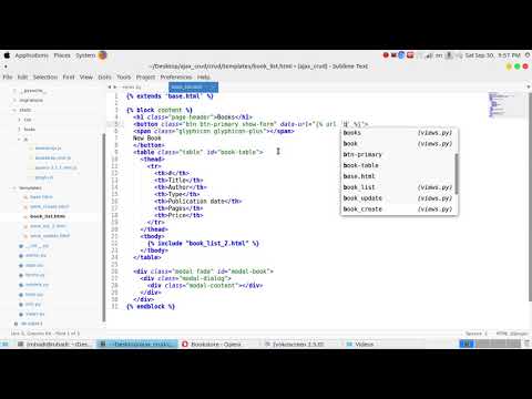 07 CRUD system using Django & Ajax   Update part 2