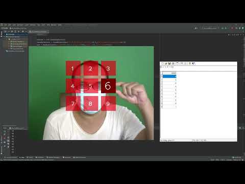Virtual Keypad using Opencv communicate Modbus Slave Program with Modbus TCP