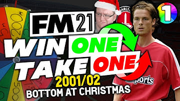 Bottom At Christmas 2001/02 | FM21 WIN ONE, TAKE ONE! #1 | Football Manager 2021
