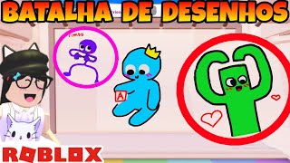 🎨 DESAFIO... DESENHANDO os RAINBOW FRIENDS (Speed Draw Roblox)