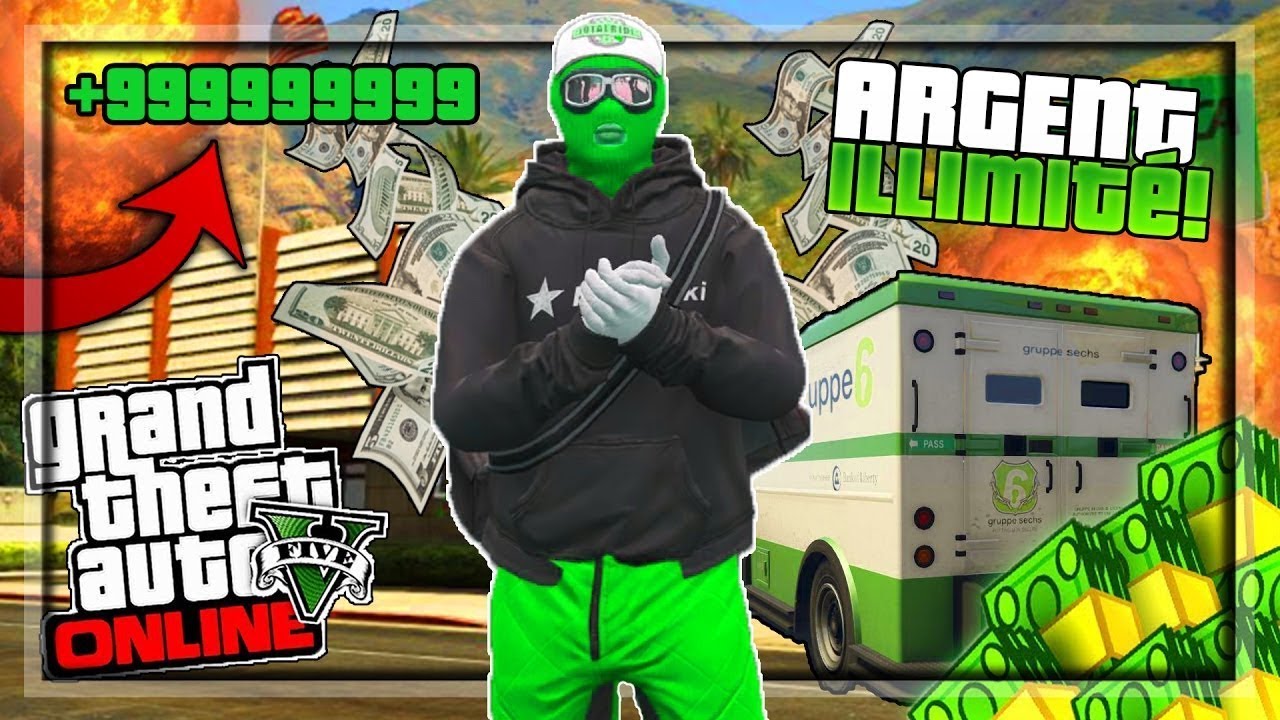  COMMENT  ETRE  RICHE  SUR GTA  5  ONLINE  ARGENT ILLIMIT  POUR 