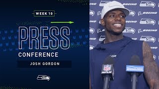 Josh Gordon On Signing With Seahawks 2019 Seattle Seahawks Press Conference