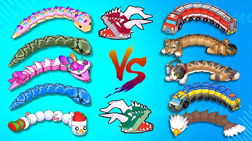 Unbelievable 😲‼️ Comman Snake VS VIP Snakes 😲 Snake Clash!.io 💥 Epic Max Level Gameplay #snakeclash