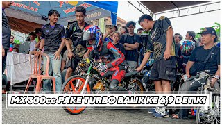 Ganti Pertamax Turbo Best Time Mx 300 Kembali Ke 6,9 Detik Boms Dragbike Bali