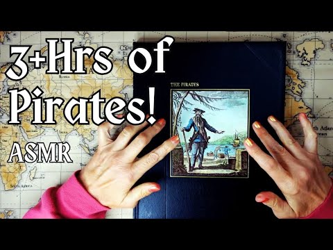 ASMR | 3+Hrs All About Pirates Compilation! Whispered Reading