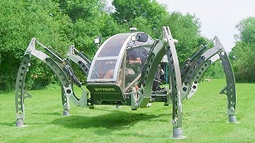 “Mantis”: The world’s largest hexapod robot