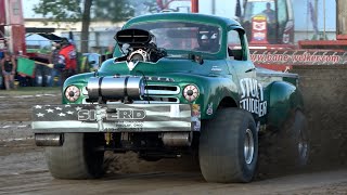 Super Modified 4WD Truck Pulling! 2023 OSTPA Seneca County Fair Pull! Tiffin, OH