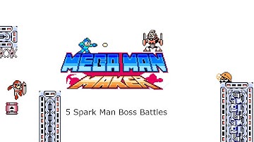 5 Spark Man Boss Ideas in Mega Man Maker