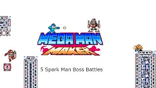 5 Spark Man Boss Ideas in Mega Man Maker