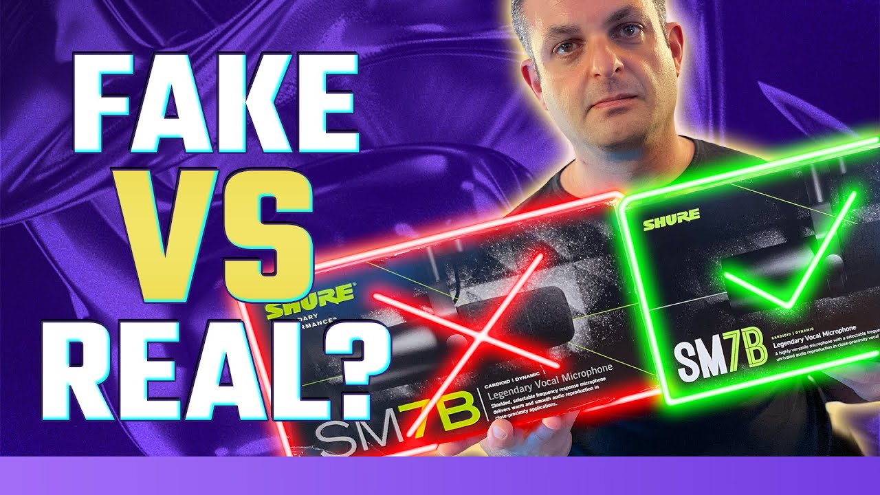 I Bought a Fake Shure SM7B. Here's How to Spot One. - YouTube