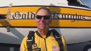 Mr. Raymond Brown Tandem Jumps at The Cleveland National Air Show