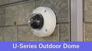 How to install U series outdoor varifocal dome camera