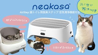 猫飼いの天敵『ニオイと猫砂の散らかりに救世主現る✨🤩😻"』✨NeakasaAirStep🌟