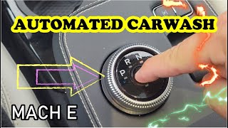 automated carwash \/ L button | Ford Mustang Mach E