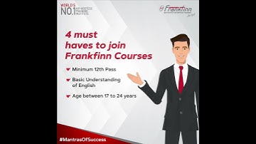 FAQ | 4 Must Haves to Join Frankfinn Institute Courses