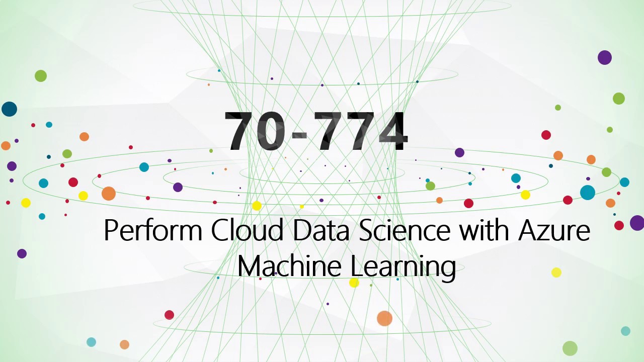 [100% pass] CertTree MCSA: Machine Learning 70-774 practice test, Microsoft 70-774 exam dumps