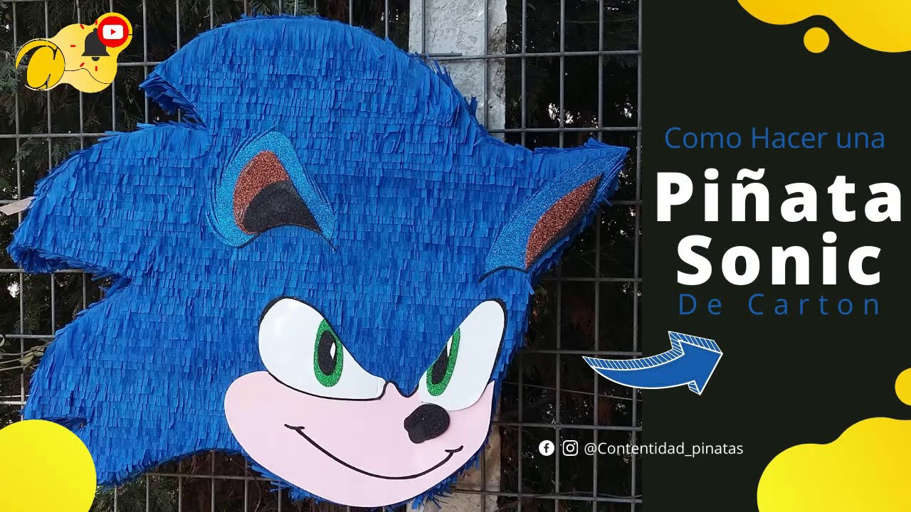 Piñata de Sonic, Creaciones Mágicas Sarahí