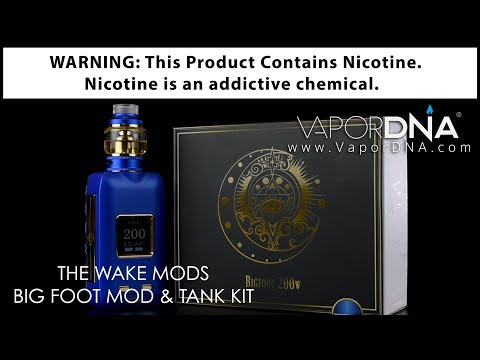 Wake Mod Co Bigfoot 200W TC Box Mod Vape Starter Kit