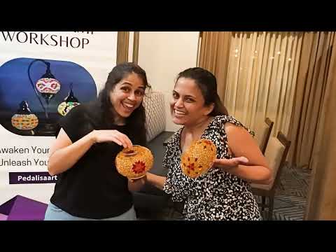 Turkish Mosaic Lamp Workshop Near You | Fun for All Ages | Pedalisa Art