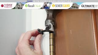 Installing a Hinge Pin Door Stop - The Diamond Group Home Inspections Inc.ยฎ