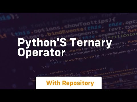 Python's ternary operator
