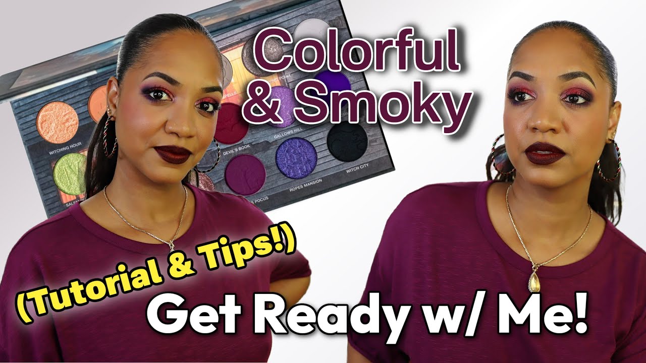 SMOKY SERIES | Burgundy Smoky Eyes w/ Vampy Lips!!! TUTORIAL & TIPS