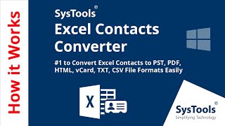 Excel Contacts Converter to Convert XLSX / XLS / CSV Contacts screenshot 5