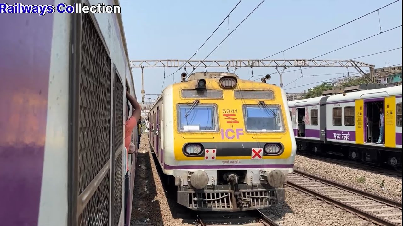 CSMT-Kanjurmarg Slow Local Train Journey ll Mumbai Local Train ll Back To Back Action