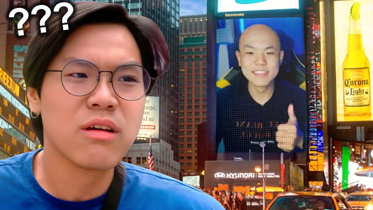 PUSE su CARA en una PANTALLA GIGANTE Sin que Sepa