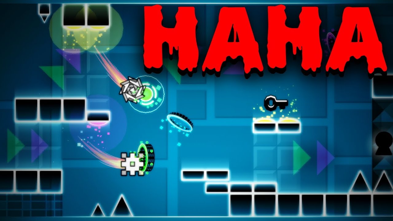 HAHA Layout by me (Geometry Dash 2.11) | DeVeReL - YouTube