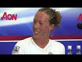 Press Conference of the Women's Single Scullers