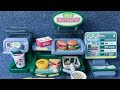 10 minutes to open the box, mini green hamburger cash register, experience fun afternoon tea