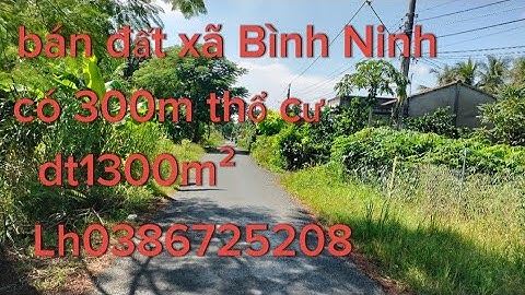 MS2438🧡🌸 bán đất xã Bình Ninh tỉnh Đồng Tháp dt1300m² có thổ cư chỉ có 2 tỷ 400 triệu#0386725208#