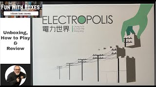 Electropolis Board Game | Homosapiens Lab | Special unboxing how to play & Review | Fun with Boxes