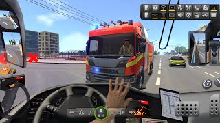 Bus Simulator : Ultimate | Amazing 🚒🎇👨‍🚒 | Zuuks | Mobile Gameplay | Drive with Devil 😈  screenshot 2